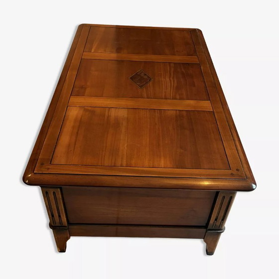 Image 1 of Vintage salontafel van massief hout – jaren 90