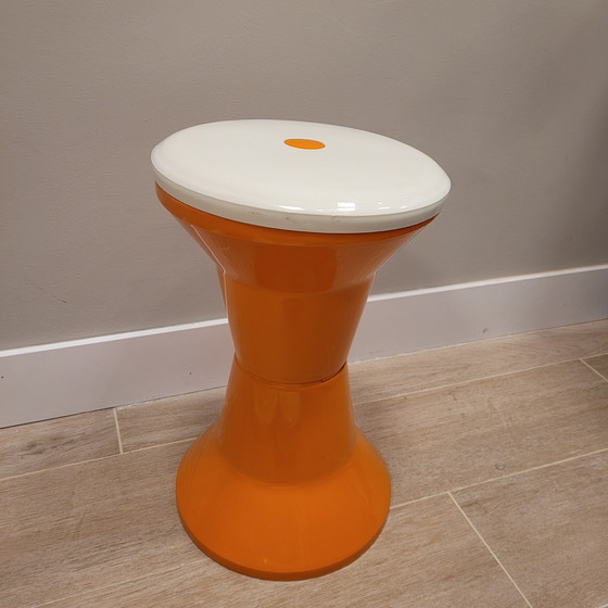 Image 1 of “Tam Tam / Diabolo” Table and Stool Game, After Henry Massonnet, Space Age, 70's – Italy