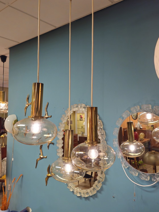 Image 1 of Lampada da soffitto vintage Hillebrand Leuchten Design