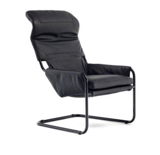 Image 1 of Durlet Copacabana zwart buisframe comfortabele stoelen