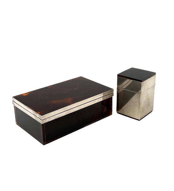 Image 1 of Hollywood Regency Luxury Smoking Set, Italy 1970