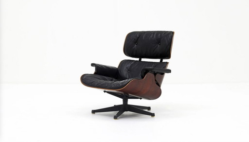 Vintage Eames Lounge Chair Rosewood, 1960's