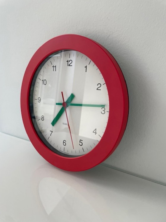 Image 1 of Junghans Memphis style wandklok – postmodern design