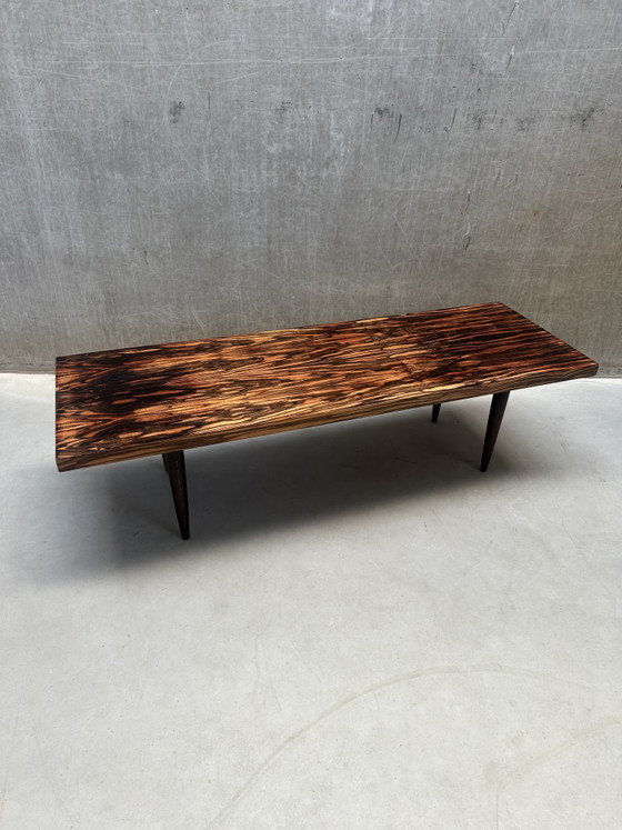 Image 1 of Vintage Macassar coffee table / side table - ebony
