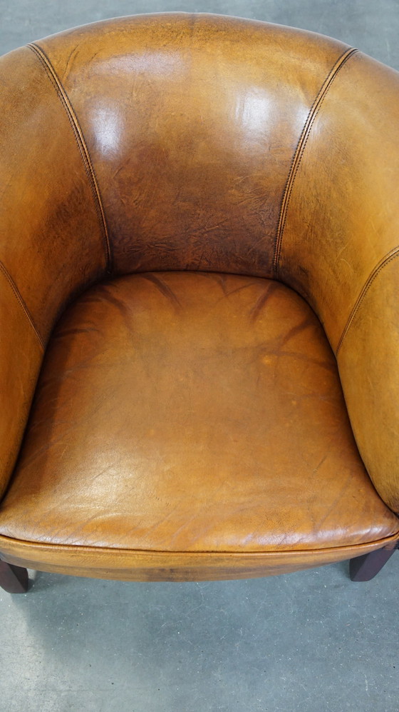 Image 1 of Schapenleren Clubfauteuil