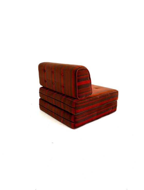 Vintage sleeper armchair, Germany ‘80s – Textile (photo 6 of 8)
