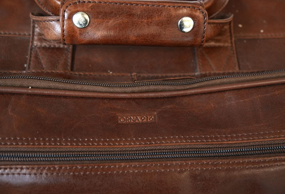 Image 1 of Vintage 80s/90s Orna 916 Leather Garment Bag – Timeless Travel Essential