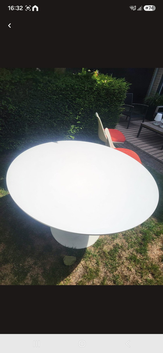 Round Arkana Dining Corner – Dining tables, Plastic, Metal (photo 6 of 6)
