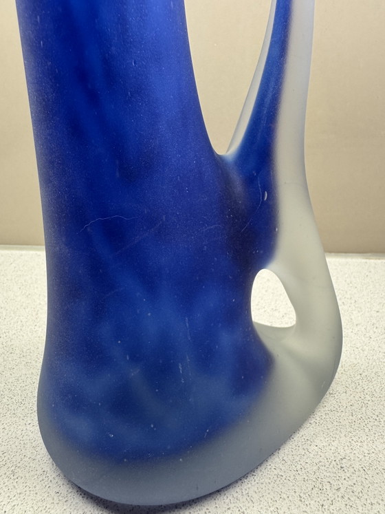 Image 1 of Monumental Murano "Anse Volante" Vase - Attributed to Giorgio Ferro for A.V.E.M. - 1950s - 39.5 cm (Perfect condition)