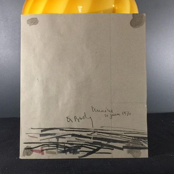 Anne Body, Parce Queue, Oil on Paper, 1970 – Paintings & Drawings (photo 7 of 10)