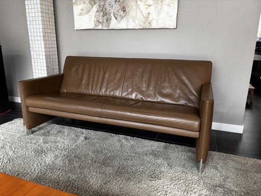 Divano Jori Sogood JR-6200 da 2,5 posti in pelle marrone