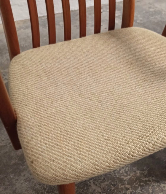 Image 1 of 6 sedie da pranzo danesi di metà secolo di Schou Andersen