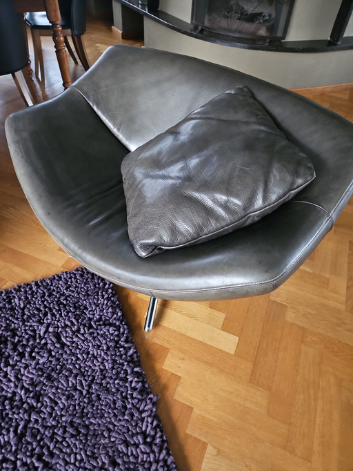 Label Gigi zwart leer