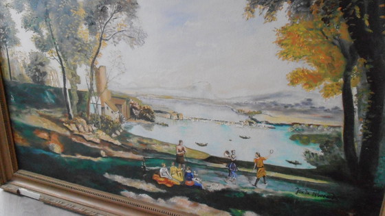 Image 1 of Jose de Almeida - Öl auf Leinwand - Landschaft - 1864/1945