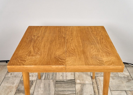 Image 1 of Extendable Oak Dining Table by Jitona, 1960s Czechoslovakia