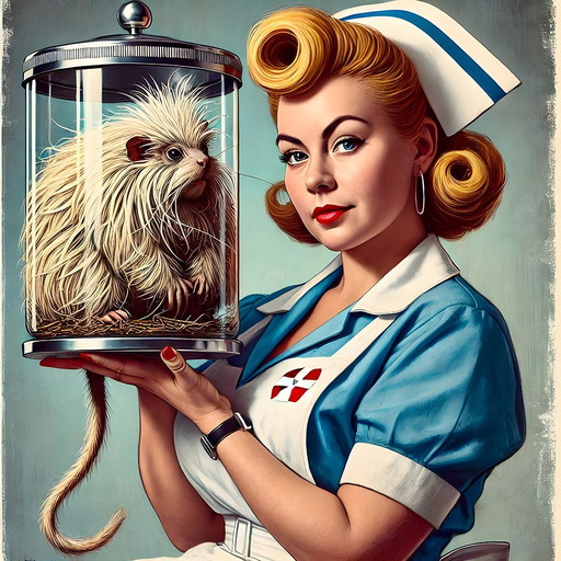 Poster / Banner 'The Russian Nurse & The Pet'