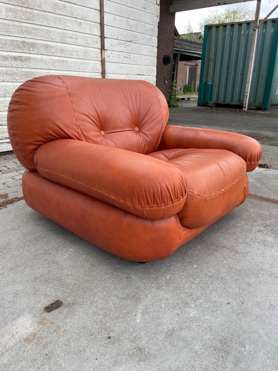 Image 1 of Poltrona lounge Sapporo di Mobil Girgi, design italiano degli anni '70.
