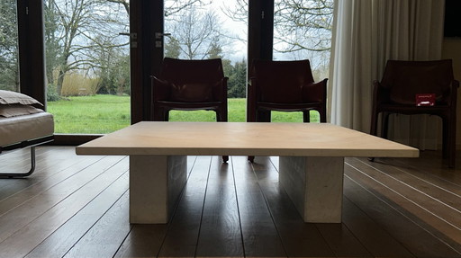 Couchtisch aus Travertin, Sonderanfertigung