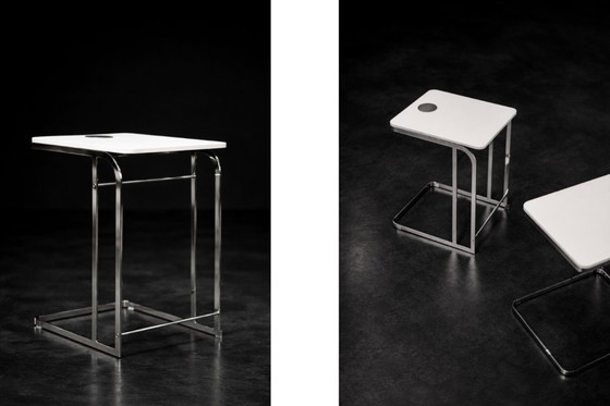 Image 1 of Vintage Mid-Century Italian Modern White Coffee Tables Carlotta by Antonio Citterio for Flexform, 1997, Set of 2