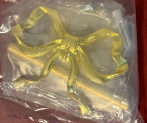 Image 1 of Barra de sujeción para cortina chapada en oro