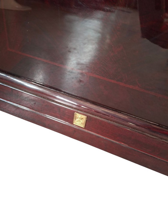 Image 1 of Zeldzame jaren '70 "MASTRO CAPPELLINI" mahoniehouten draaibare barkast