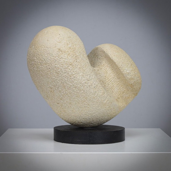 Image 1 of Modernist Sandstone Sculpture by Ineke van Zuuren, Netherlands, 1980s