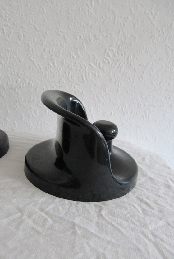 Image 1 of 4x Wall Hooks Coat Rack Olaf von Bohr No 4702 Kartell 1970s