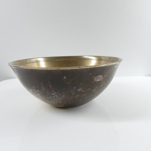 Just Andersen, Denemarken, Art Deco bronzen schaal