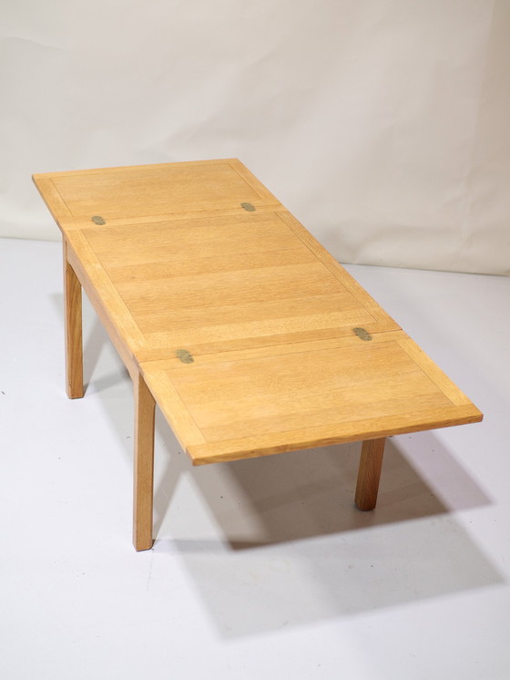 Image 1 of Folding Coffee Table Oak Danish Vintage