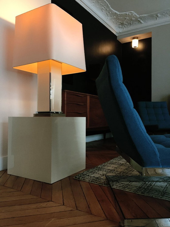 Image 1 of XXL vintage living room lamp from the 1970s