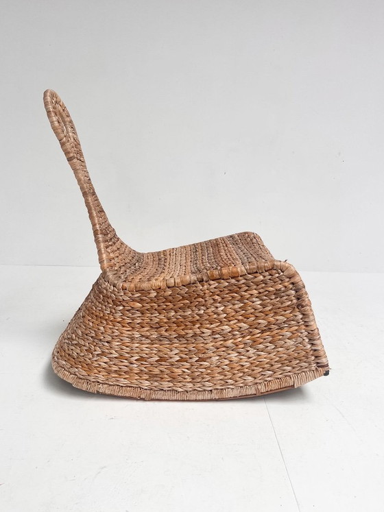 Fauteuil à bascule vintage en rotin Ikea Gullholmen, 2002 – Rocking chairs, Rattan, Metal (photo 11 of 16)