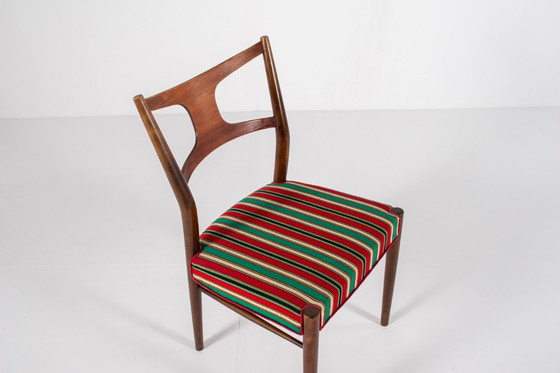 Image 1 of Juego de 5 raras sillas de comedor Kurt Østervig de Randers Furniture, años 50