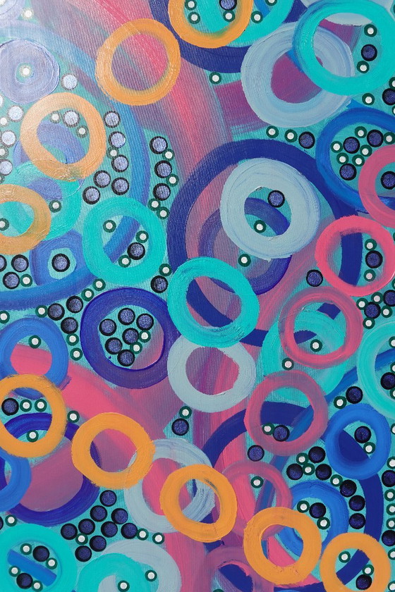 Abstract A1405 - Grande Dipinto Originale – Dipinti e disegni, Canvas (photo 9 of 13)