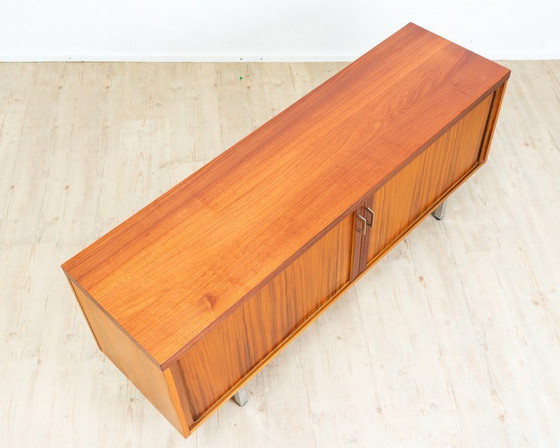 Image 1 of 1970s sideboard with sliding doors