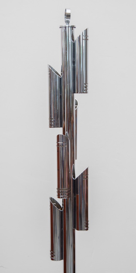 Image 1 of Geatano Sciolari Spage Age Tubular Floor Lamp