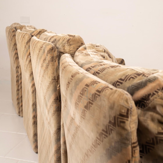 Set van 4 Salpol Fauteuils van Angelo Mazzola in samenwerking met Missoni – Velvet (photo 19 of 19)