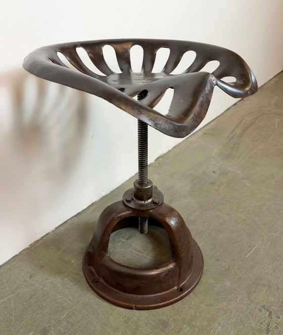 Image 1 of Vintage industriële draaistoel, jaren 1950