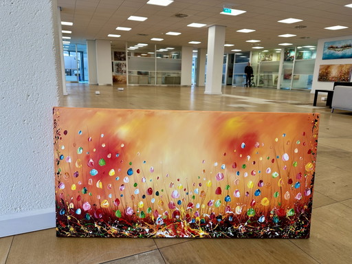 Flowers – schilderijen tekeningen, Canvas (photo 2 of 13)