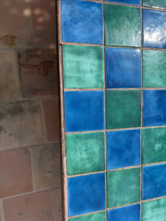 Image 1 of Bespoke Tiled Tables - St Tropez