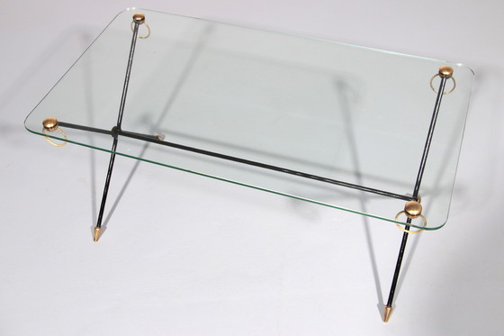 Image 1 of Jacques Adnet X-Base Coffee Table, 1960 Vintage Design