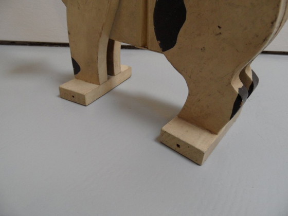 Image 1 of chiens en bois vintage