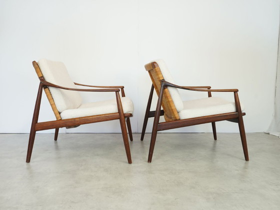 Image 1 of 2 fauteuils Hartmut Lohmeyer pour Wilkhahn, design Mid Century