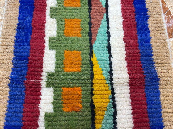 Handwoven Moroccan Berbere Runner Rug 100/300 – Tapis, Wool (photo 6 of 9)