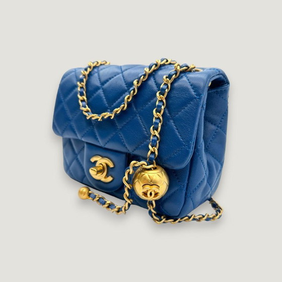 Image 1 of Chanel Square Mini Pearl Crush Bag
