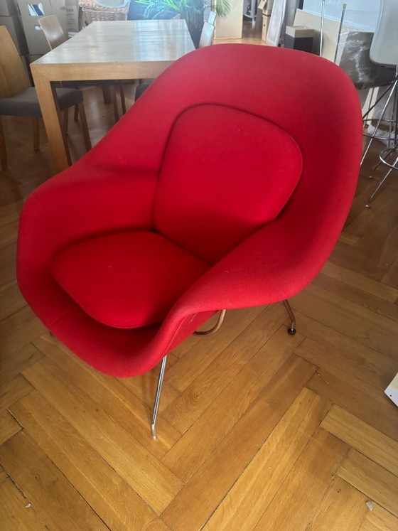 Sedia Womb originale di Knoll, disegnata da Eero Saarinen. – Poltrone, Textile (photo 6 of 11)