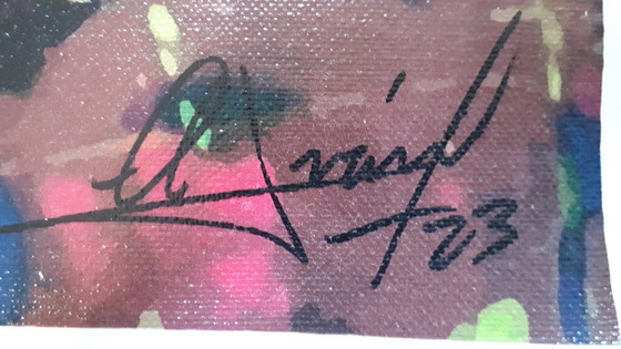 Image 1 of Alberto RICARDO - Il giovane della perla - Tela d'artista