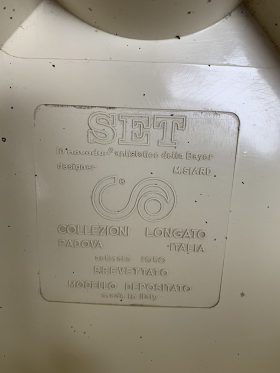 Image 1 of 6 vintage Marcello Siard dining chairs