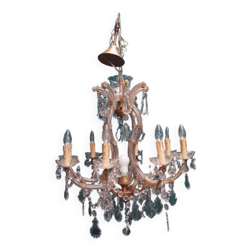 Lustre Marie-Thérèse - cristal, bronze. – kroonluchters, Crystal