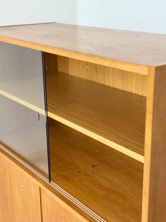 Image 1 of Vintage klassieke kast/plank/hoge kast – Sen/Ash – VEB Hellerau