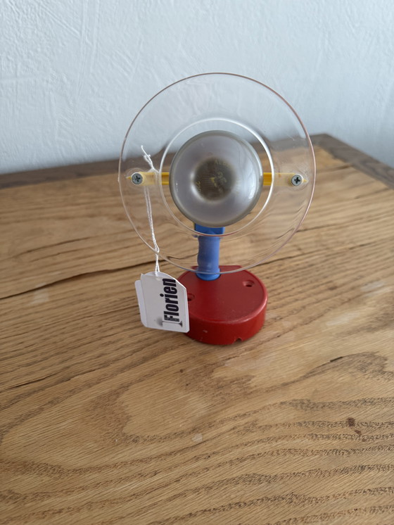 Image 1 of Vintage spotlight by Massive for IKEA in yellow/blue/red 80s.